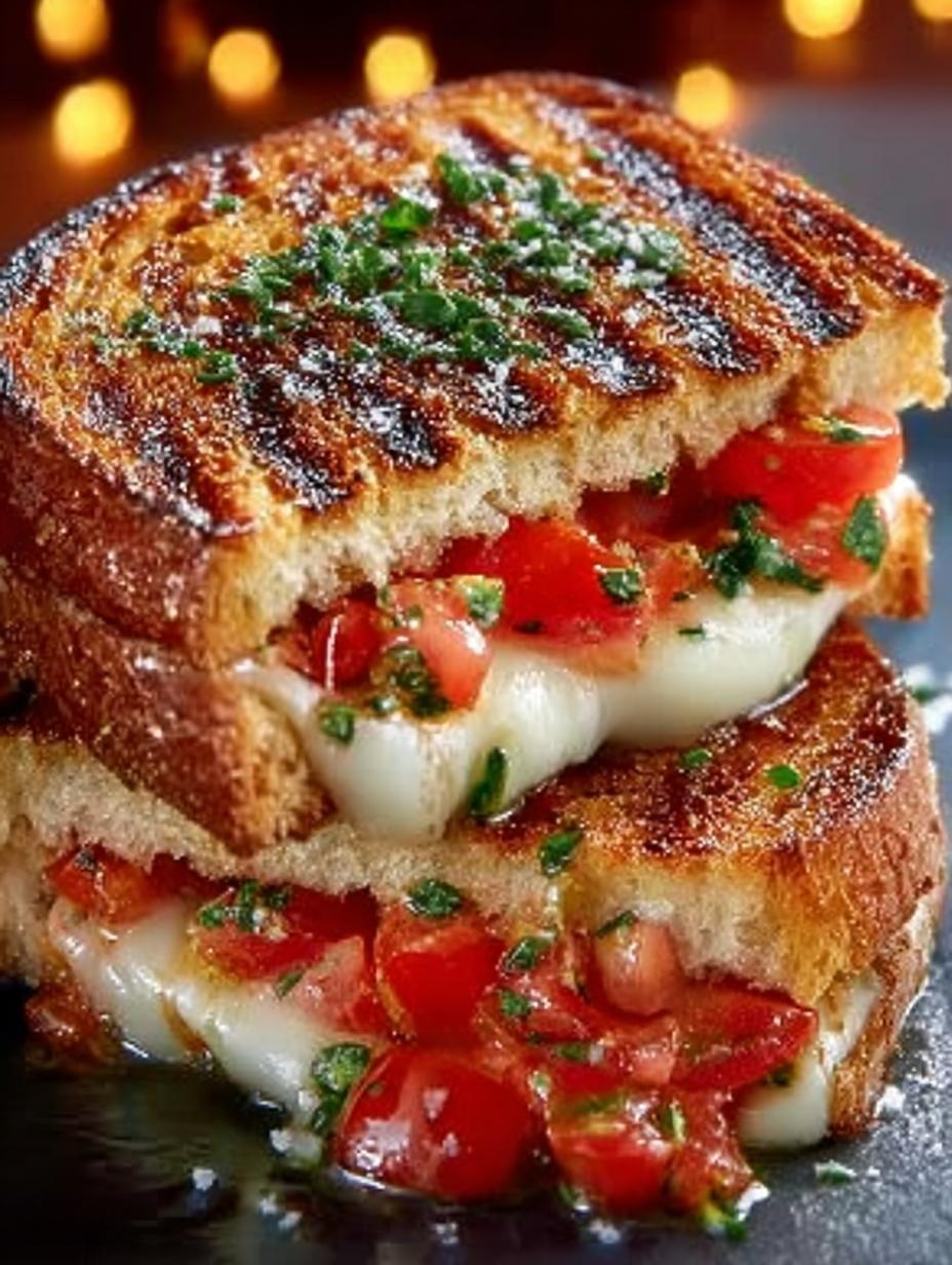 Bruschetta Grilled Cheese Incredible Recipe to Savor - Bruschetta Grilled Cheese Incredible - main visual representation