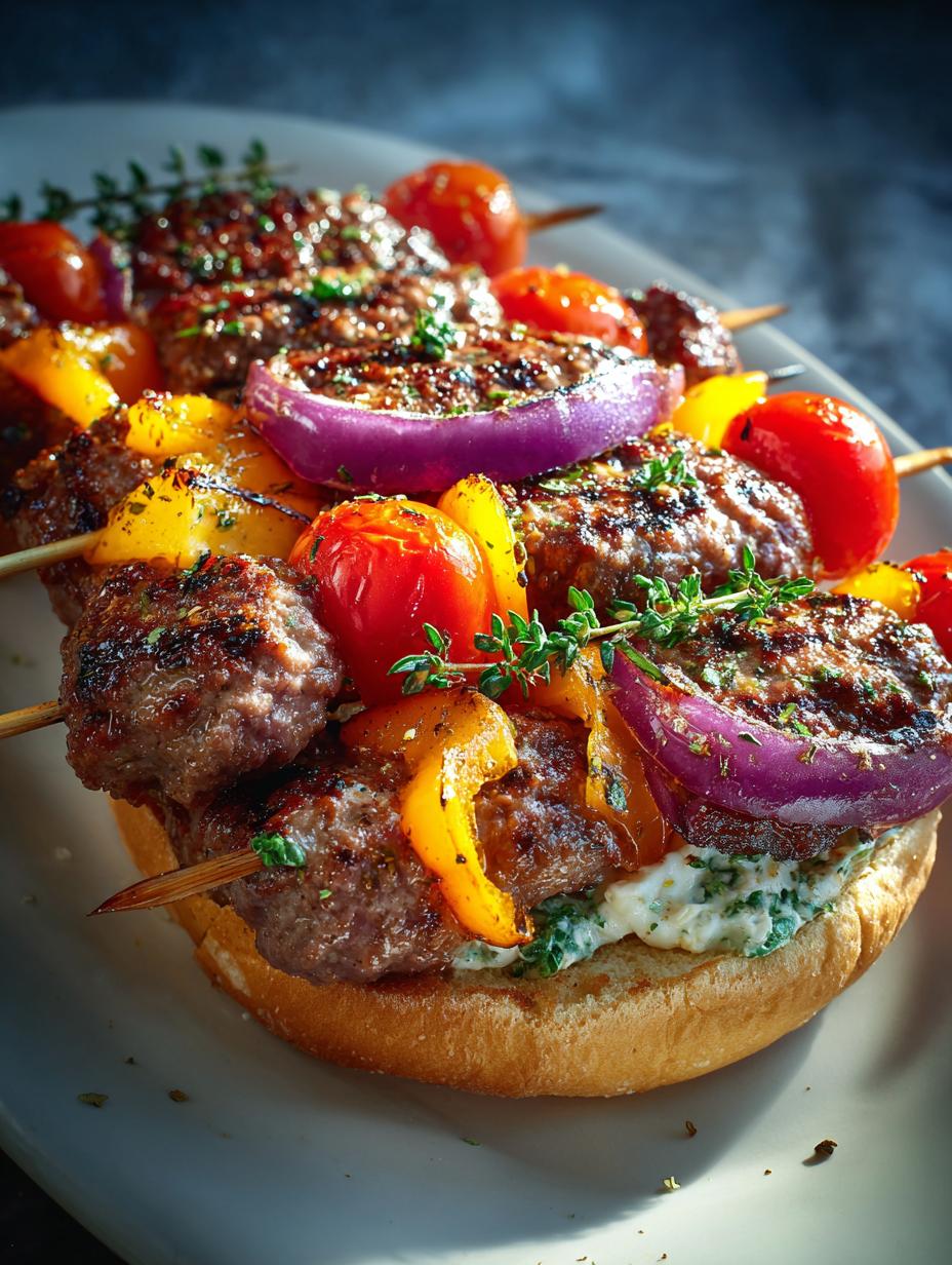 Burger Kebabs