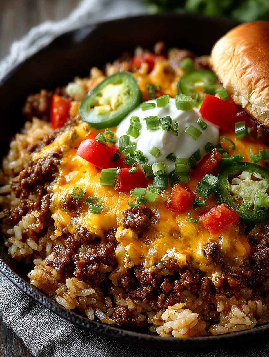 Cheeseburger Rice