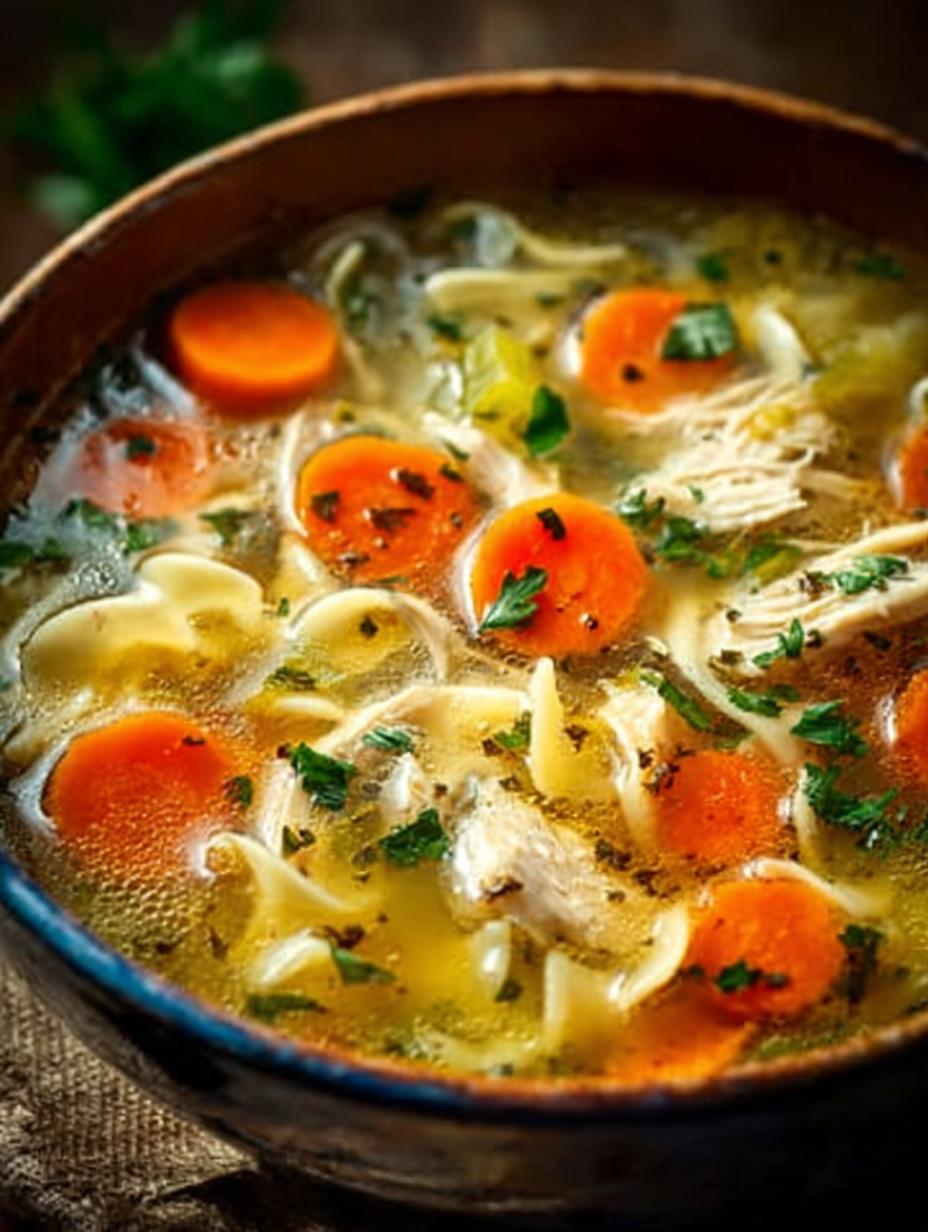 Comforting Leftover Rotisserie Chicken Noodle Soup Recipe - Comforting Leftover Rotisserie Chicken - additional detail