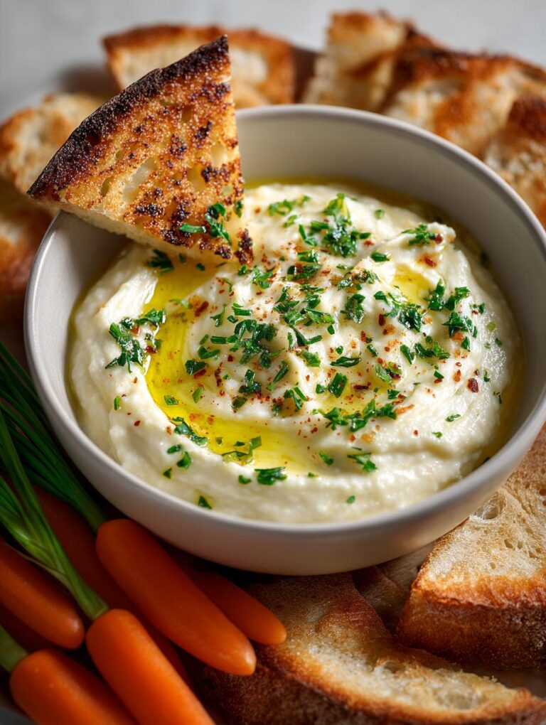 Creamy Garlic Potato Dip