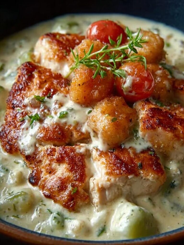 Creamy Keto Pollo Con