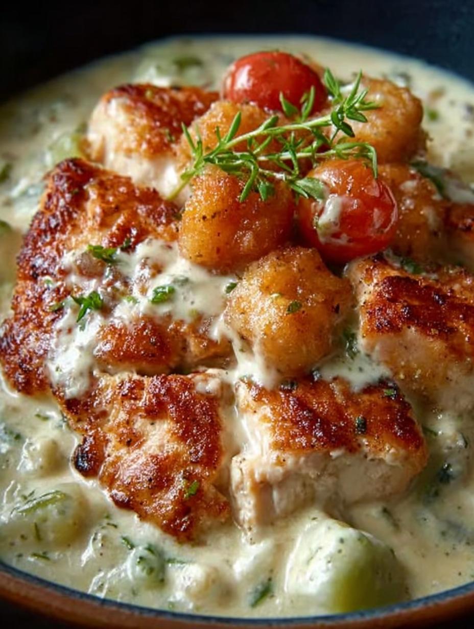 Creamy Keto Pollo Con