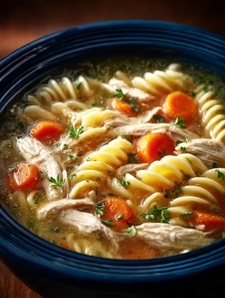 Delicious Crockpot Chicken Noodle Soup for Comfort - Crockpot Chicken Noodle Soup - additional detail