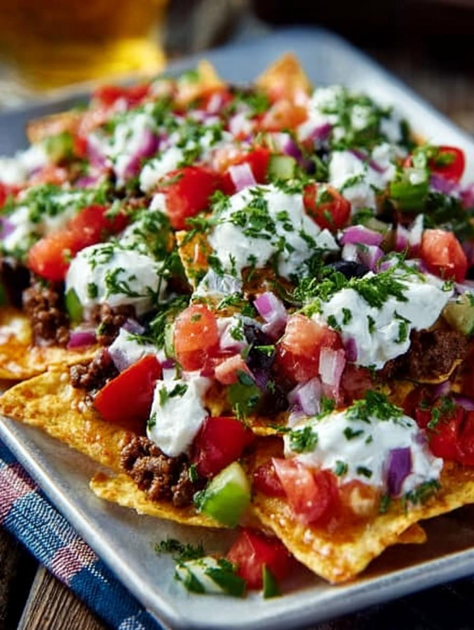 Greek Nachos Satisfy Your Cravings with 7 Tasty Toppings - Greek Nachos Satisfy Your - additional detail