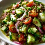 Lentil Cucumber Salad