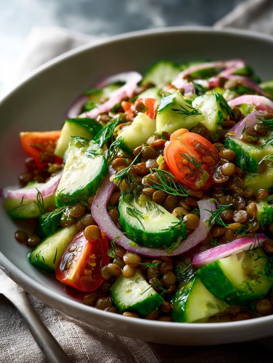 Lentil Cucumber Salad: 5 Refreshing Reasons to Enjoy - Lentil Cucumber Salad - additional detail