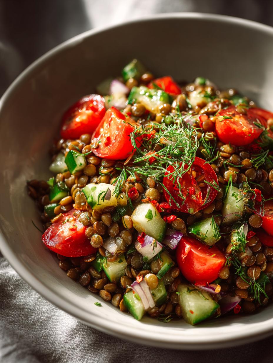 Lentil Salad with Herbs