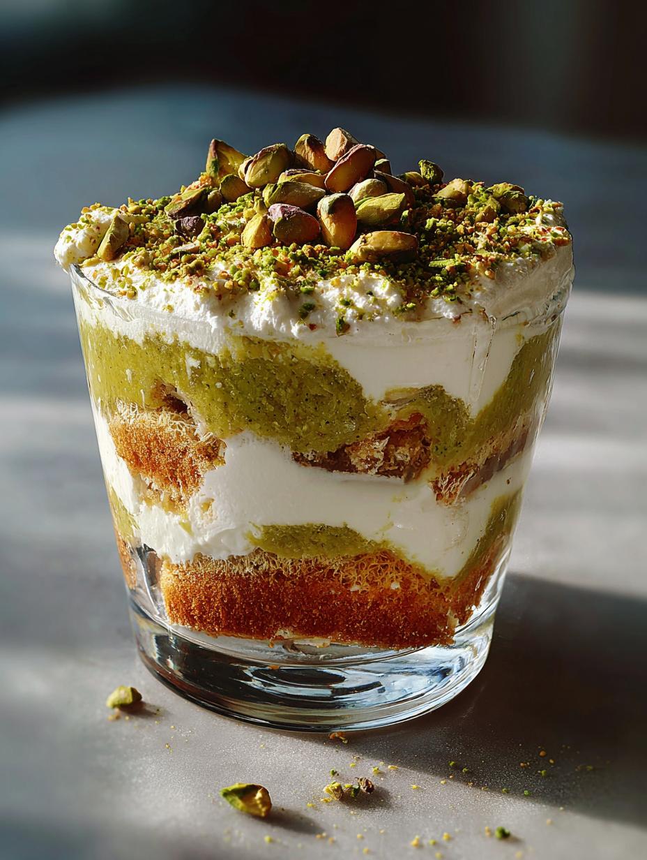 Delicious Pistachio Ekmek Kataifi Trifle Recipe - Pistachio Ekmek Kataifi Trifle - additional detail