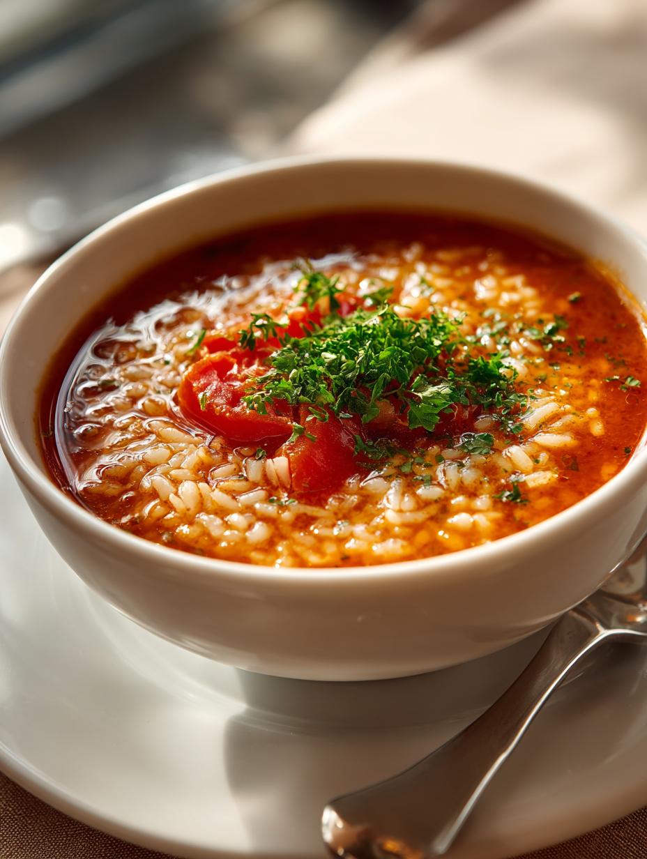 Tomato Rice Soup: 7 Comforting Recipes to Savor - Tomato Rice Soup - main visual representation