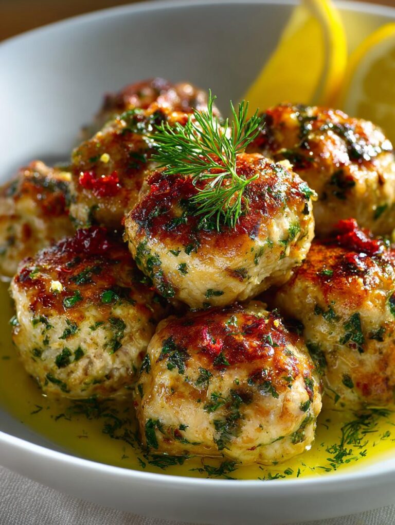 Turkey Meatballs with Lemon