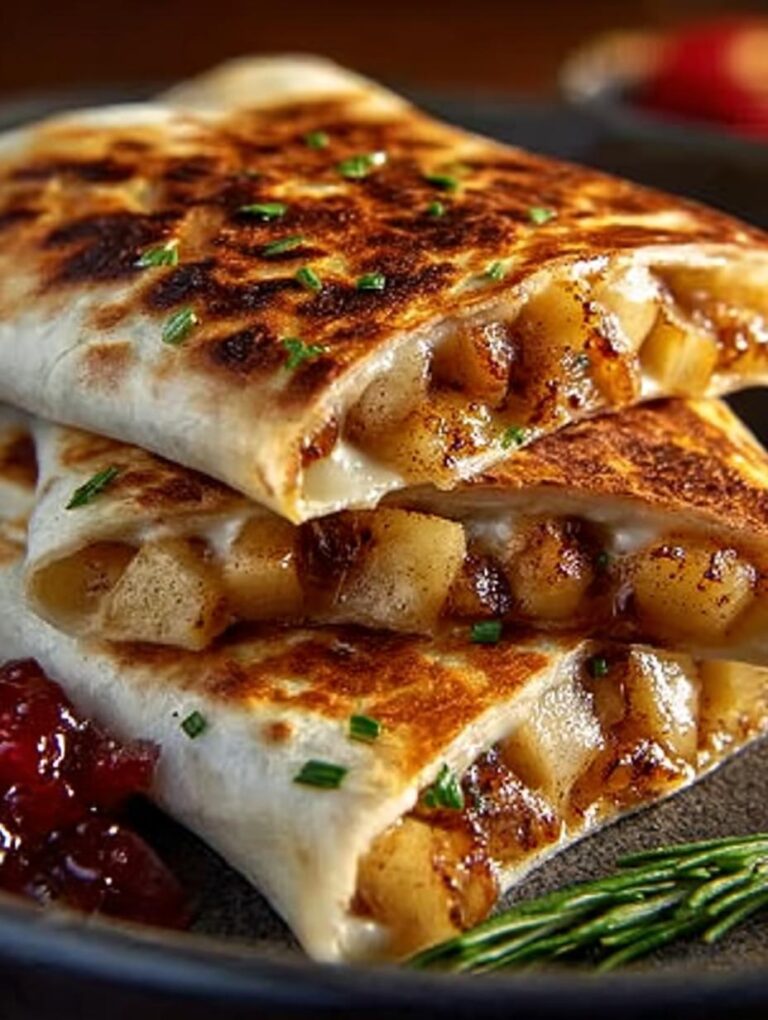Apple Cinnamon Quesadillas