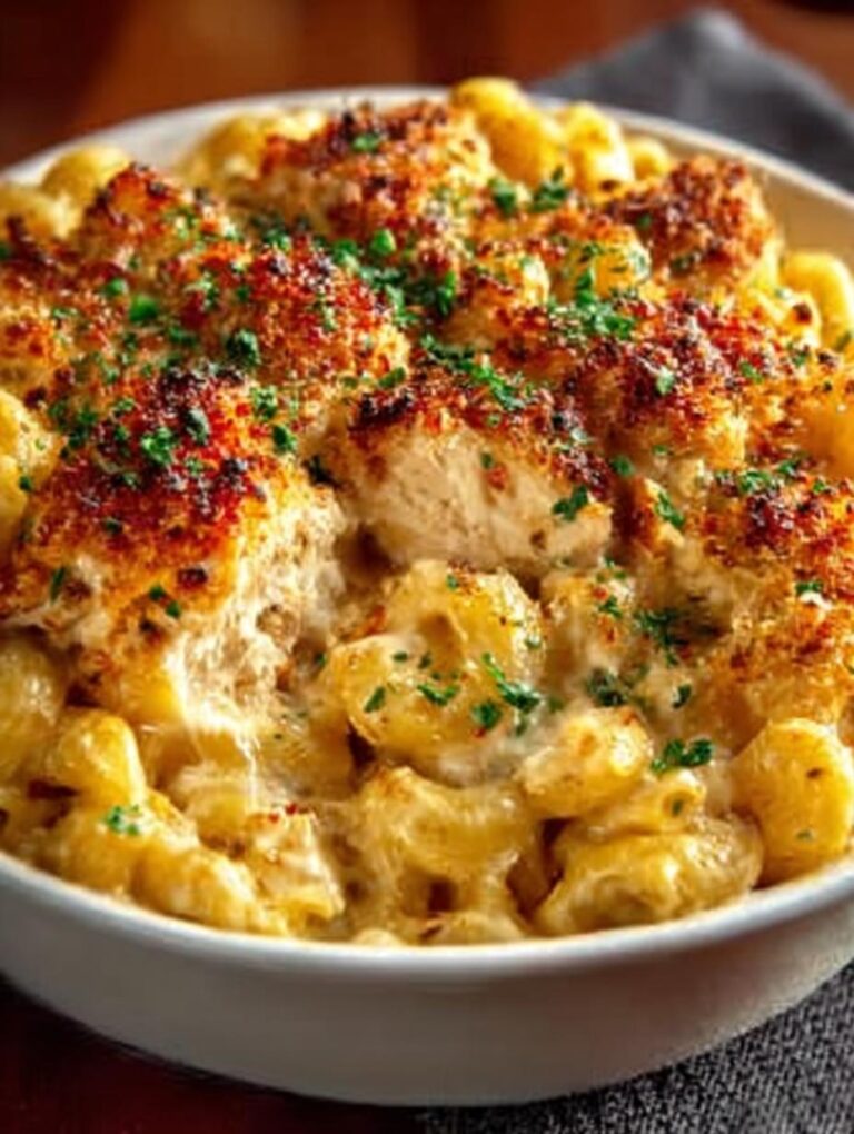 Crack Chicken Mac Cheese
