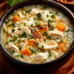 Crack Chicken Rice Soup