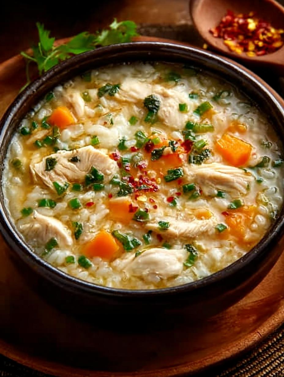 Crack Chicken Rice Soup