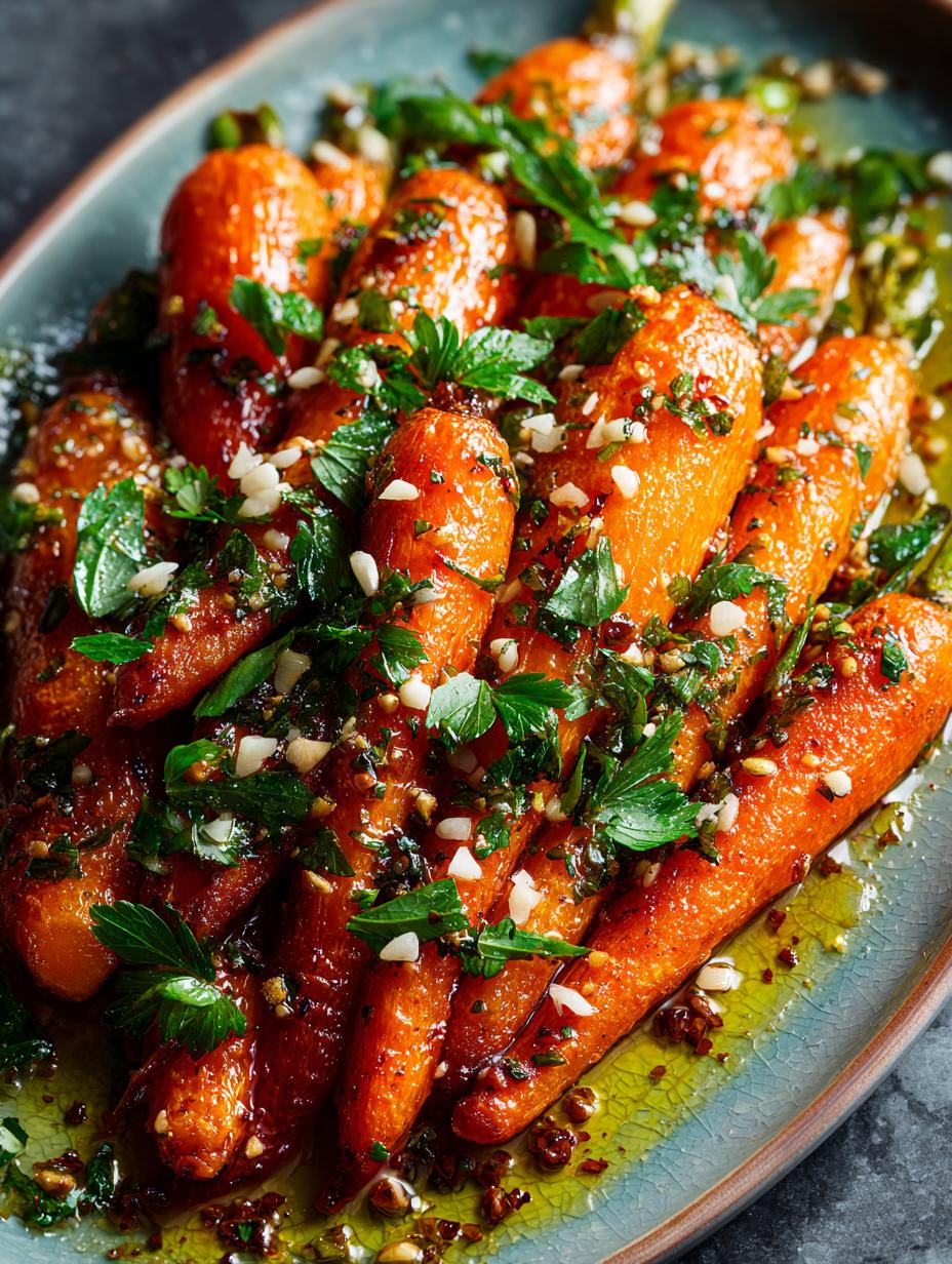 Delicious Harissa Honey Glazed Carrots Recipe - Harissa Honey Glazed Carrots - main visual representation