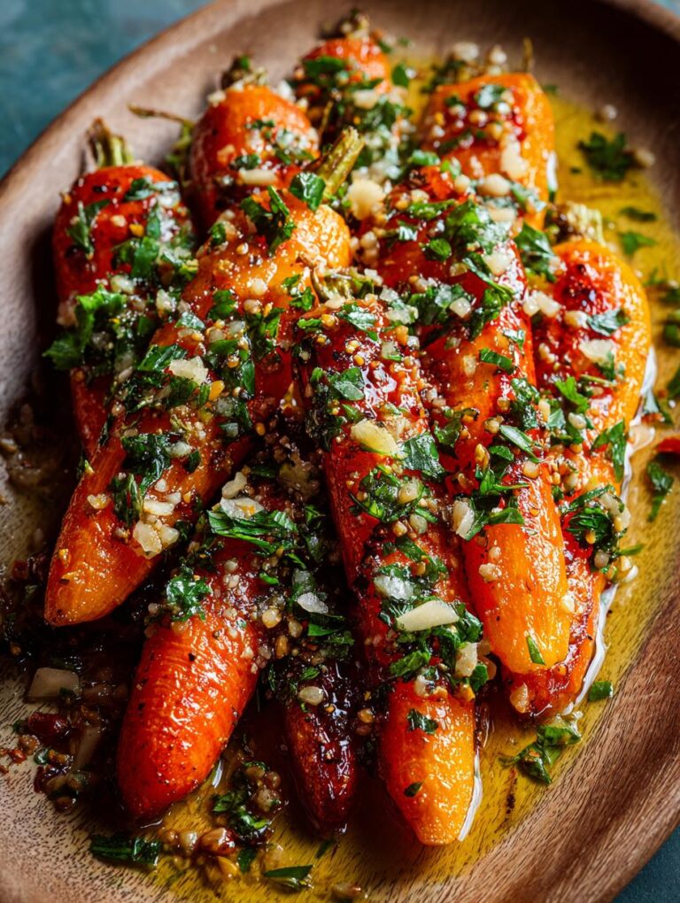 Harissa Honey Glazed Carrots