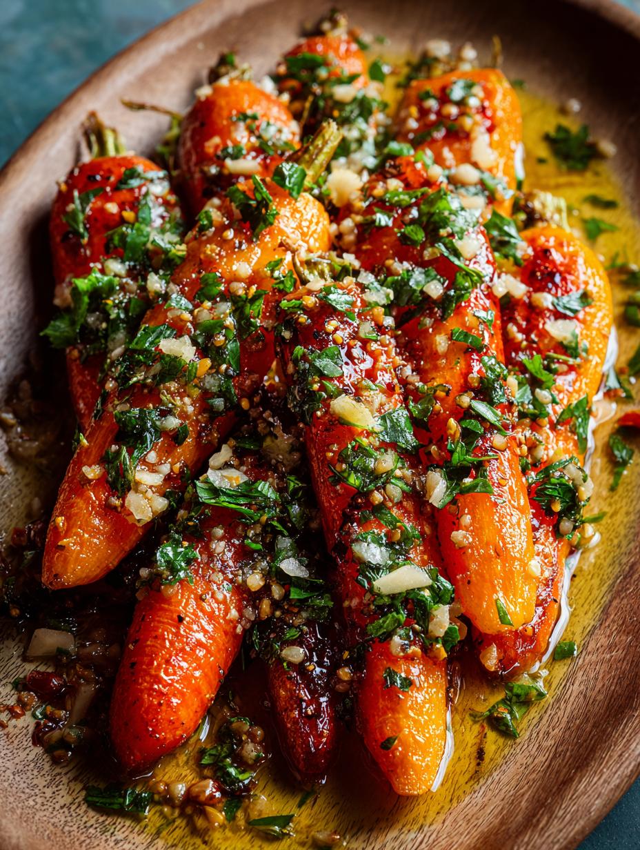 Harissa Honey Glazed Carrots