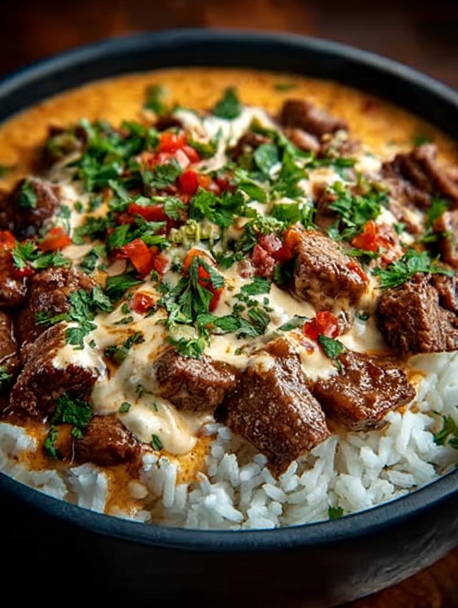 Heavenly Steak Queso Rice: 10-Minute Comfort Dish - Heavenly Steak Queso Rice - additional detail