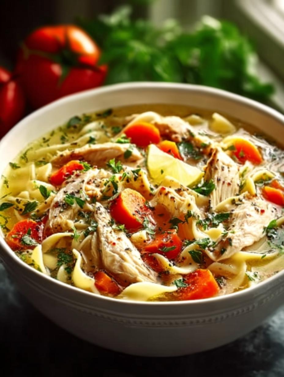 Herb Loaded Chicken Noodle