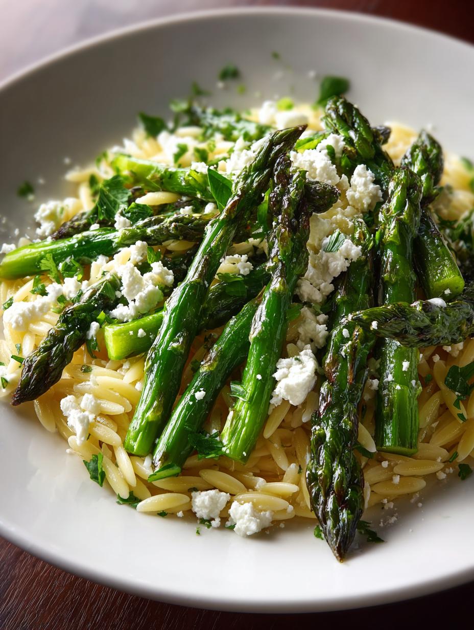 Orzo with Asparagus Feta: 25-Minute Delight - Orzo with Asparagus Feta - main visual representation