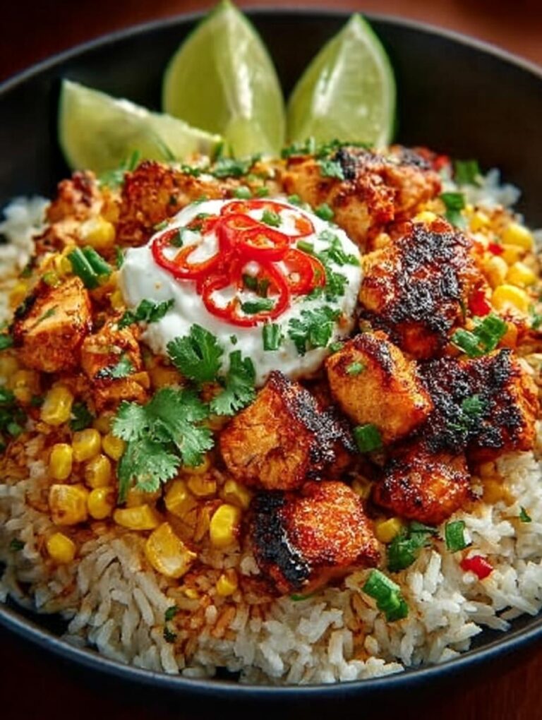 Street Corn Chicken Rice